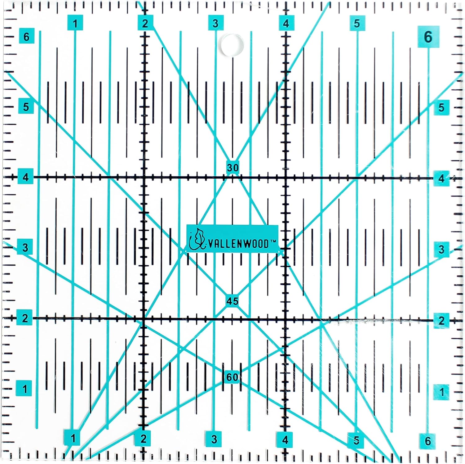 6 Pieces Super Set Not Overpriced! Complete Quilting Rulers: Square 12.5x12.5, 9.5x9.5, 6.5x6.5, 4.5x4.5 in. Plus 6x12 and Right Triangle 8". Patchwork. Clear Templates Ruler. Accurate Design. Racks. - Image 9