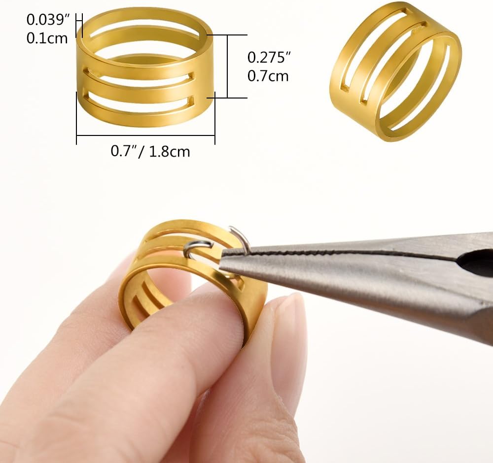 KUUQA Jewelry Making Kit Jewelry Findings Starter Kit Jewelry Beading Making and Repair Tools Kit - Image 5